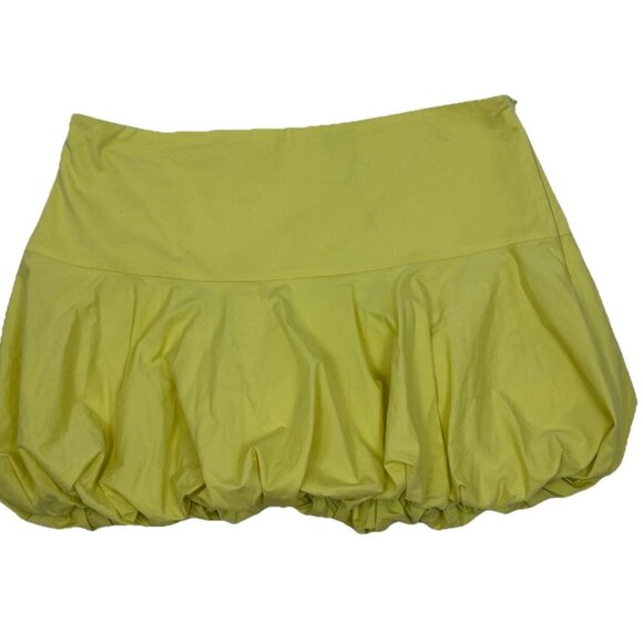 ZARA Bubble Balloon Mini Skirt Yellow Medium – New With Tags (NWT) - Picture 2 of 7